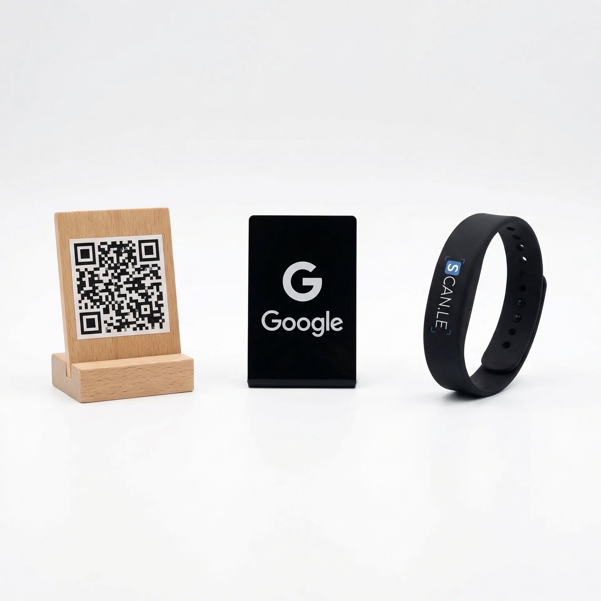 Plaque NFC vs QR code vs bracelet