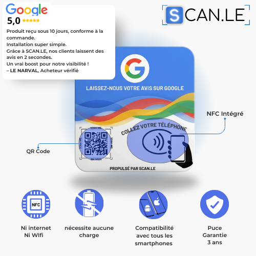 Plaque Avis google