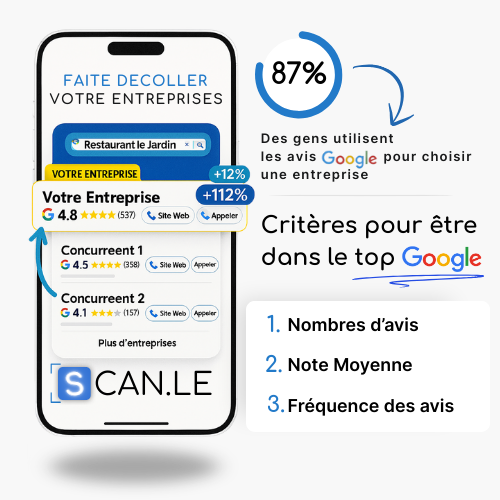 Plaque Avis google