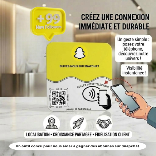 Plaque Snapchat